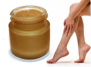 Ointment against varicose veins on the legs
