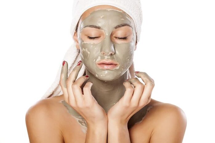 mask against varicose veins on the face
